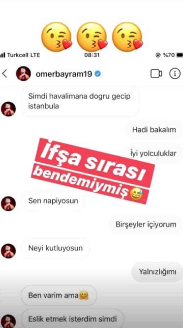 Mesajlarıyla İfşa Olan Futbolcu!