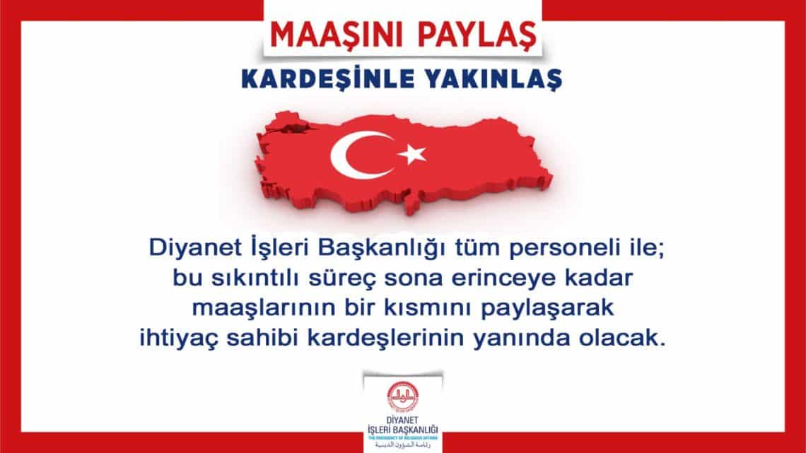 Diyanet İşleri Bakanlığı'ndan Yardım Kampanyası