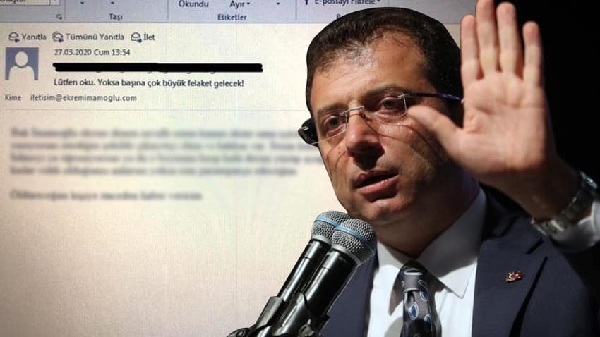 Ekrem İmamoğlu Tehdit İçerikli Bir Mesaj Aldı!