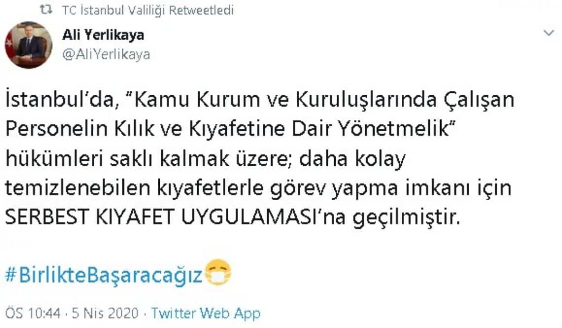 Son Dakika: Kamu Çalışanlarına Serbest Kıyafet Uygulaması