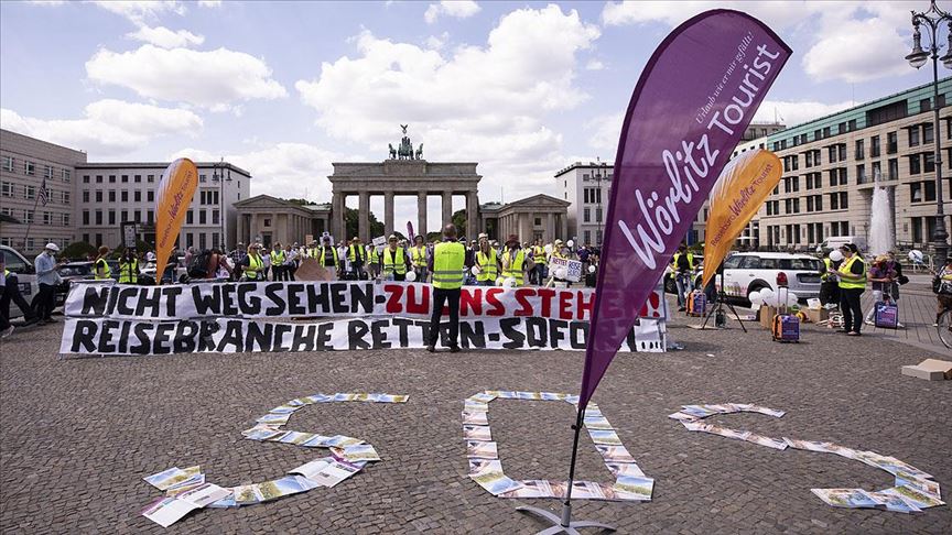 Alman Turizmcilerden Protesto!