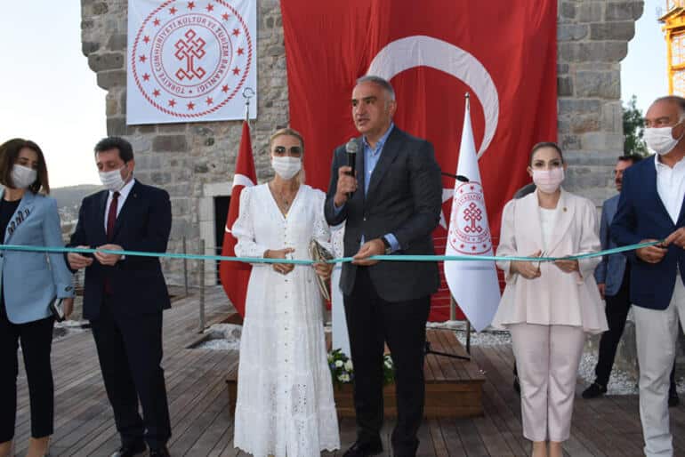 Mehmet Ersoy Bodrum Kalesi'nin Açılışını Yaptı