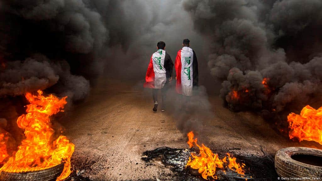 Irak’ta Hükümet Karşıtı Gösteriler Yeniden Alevlendi!