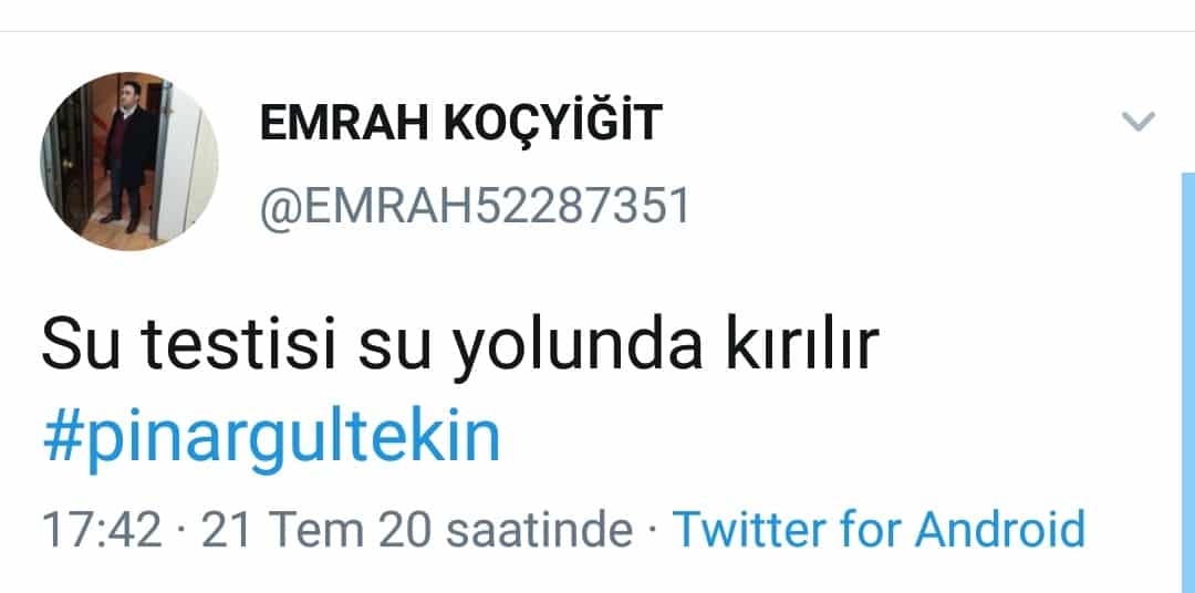 İBB Pınar Gültekin Hakkında Çirkin Paylaşımlarda Bulunan Şoföre Acımadı