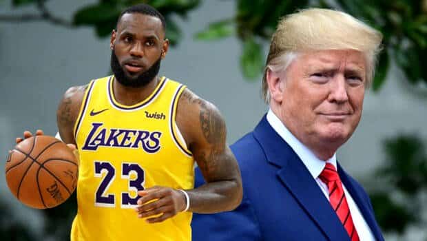 Donald Trump ve LeBron James Birbirine Girdi!