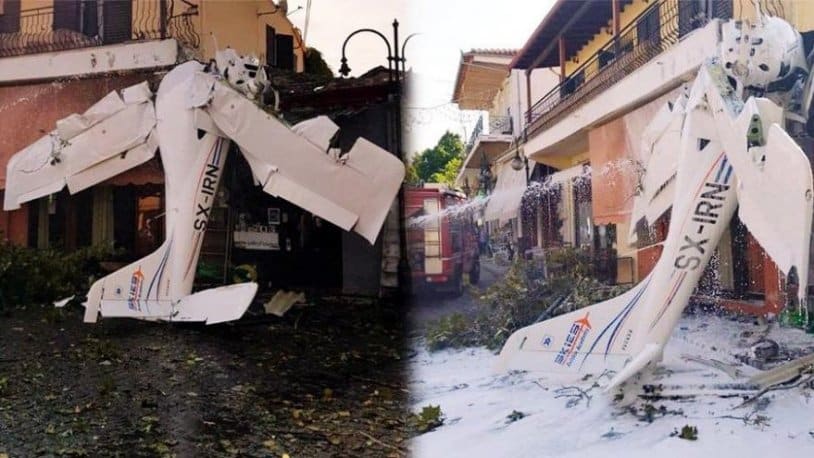 Uçak Evlerin Arasına Düştü!