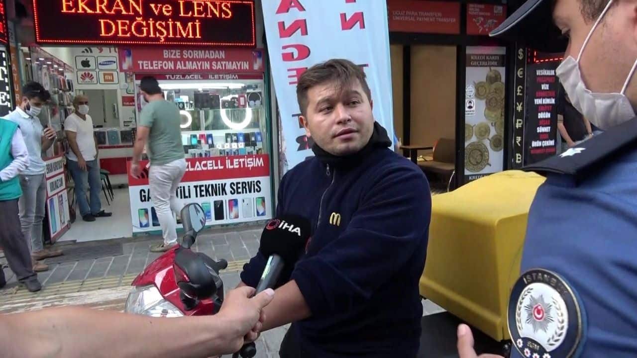 Maskesiz Şahıs Polise Tehditler Savurdu!