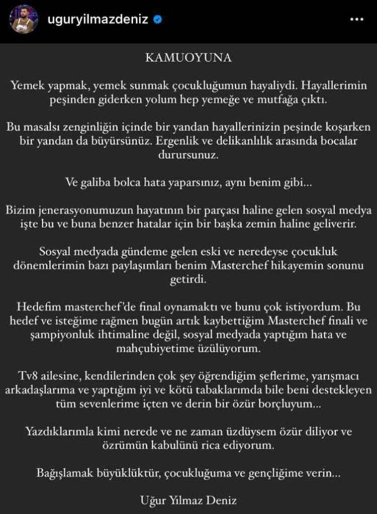 MasterChef Uğur Diskalifiye Edildi! Gözyaşlarına Boğuldu