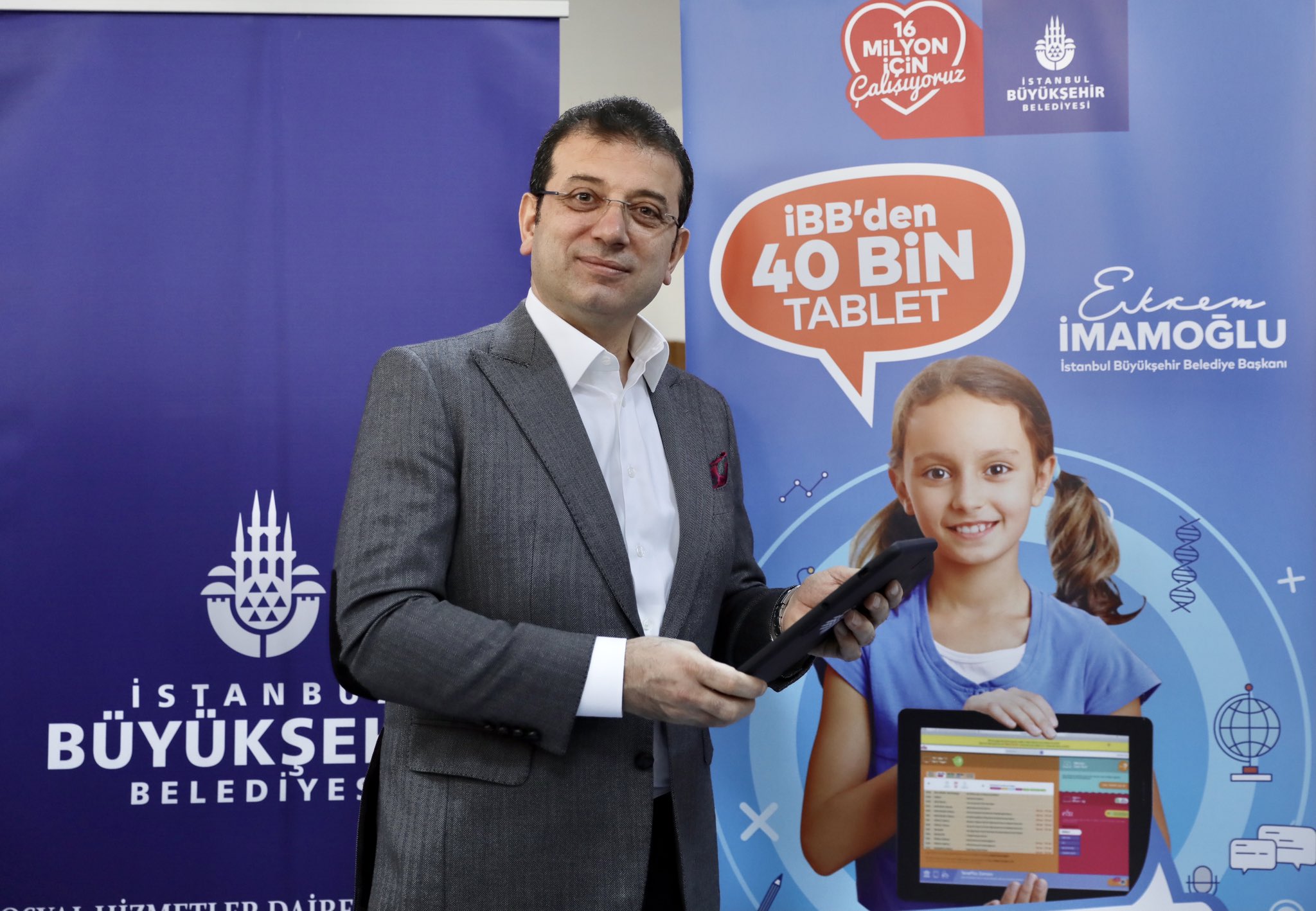 İBB’den 40 Bin Tablet!