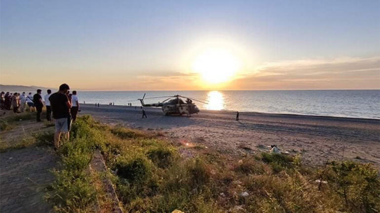 Giresun’da Azerbaycan Helikopteri Acil İniş Yaptı