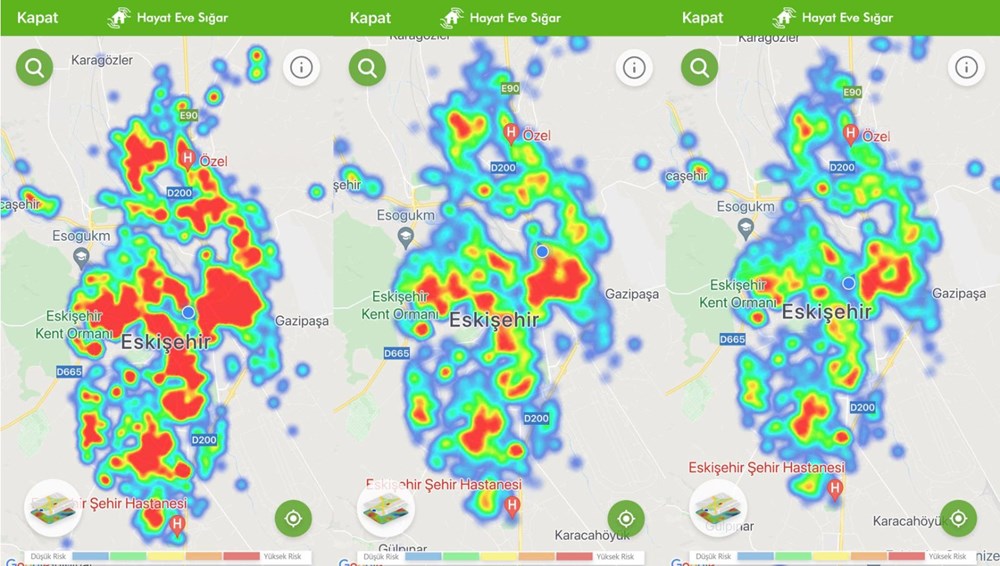 Eskişehir’de Vaka Sayısı Günlük 500’den 200’e Geriledi!