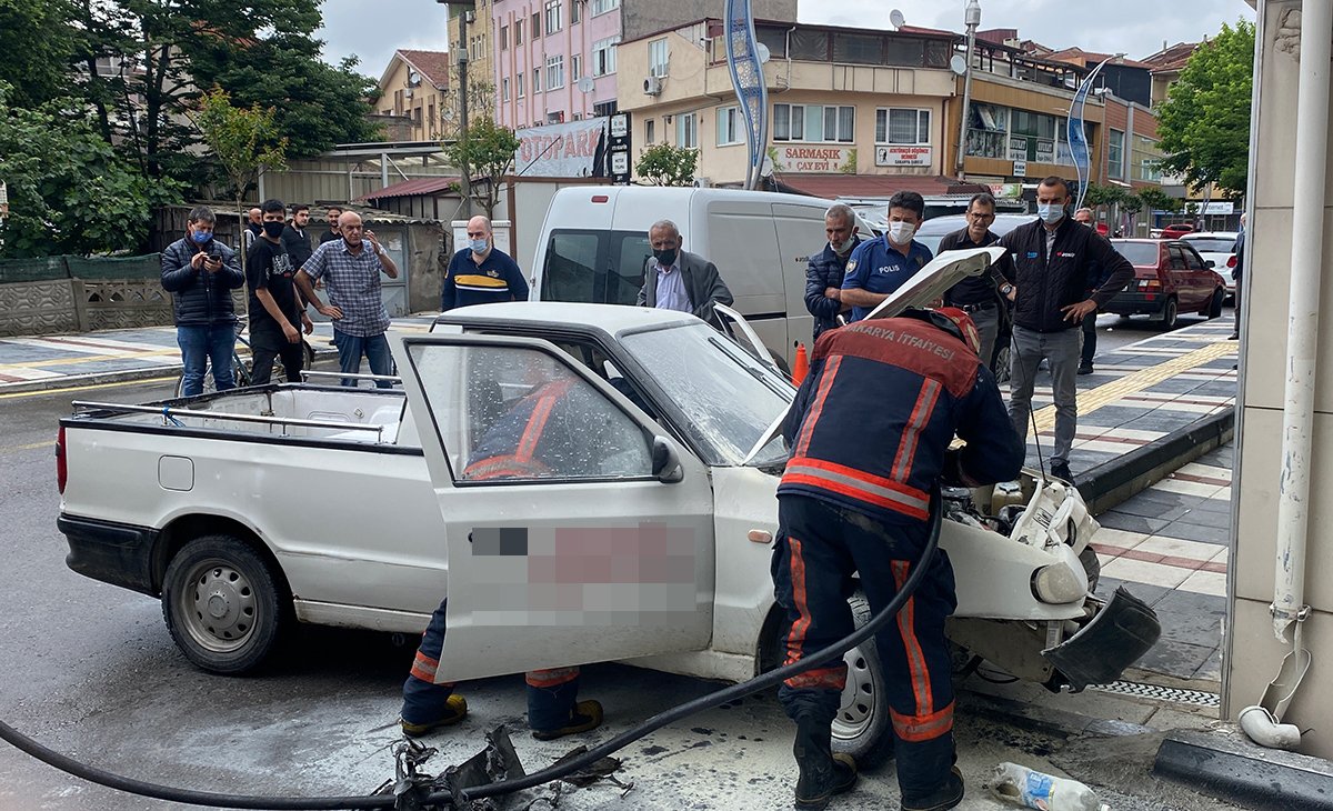 Sürücü Fren Yerine Gaza Bastı, Ortalık Savaş Alanına Döndü
