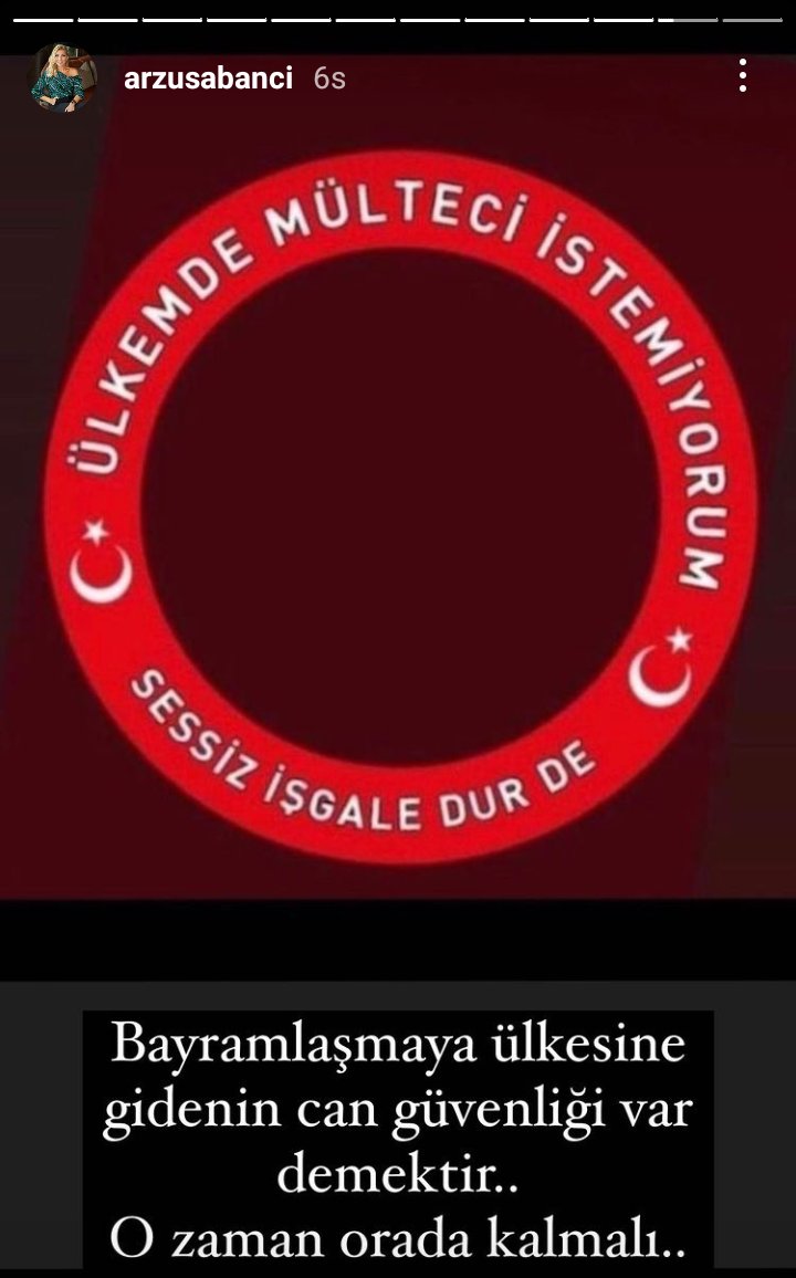 Arzu Sabancı'dan Mülteci Çıkışı