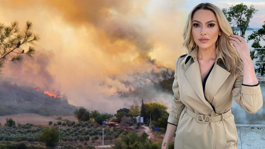Hadise’den Yangın Paylaşımı
