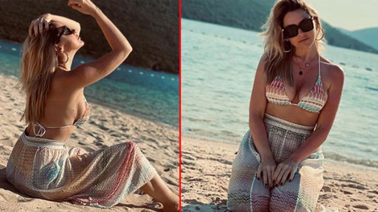 Hadise’nin Kumsal Pozları Nefes Kesti