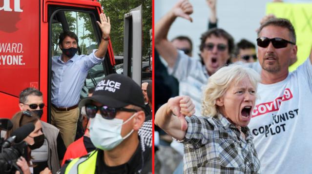 Kanada Başbakanı Trudeau, Seçim Kampanyası Sırasında Taşlandı