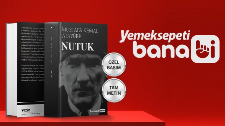 Yemeksepeti’nden Banabi Siparişlerinde “Nutuk” Hediyesi
