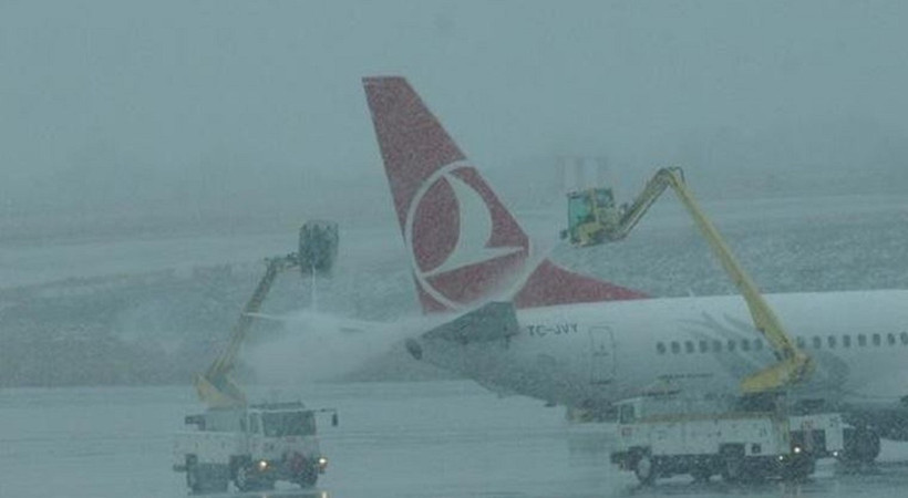 Sabiha Gökçen’e Kar Yağışı Kısıtlaması