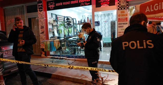 Tıraş Sırası Beklerken Silahlı Saldırıya Uğradı!