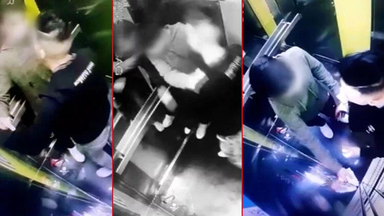 Asansöre Binen 17 Yaşındaki Çocuğa Taciz Şoku!