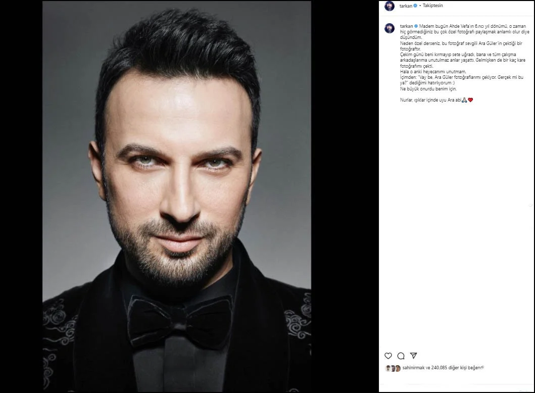 Tarkan’dan Samimi Paylaşım: Gerçek mi Bu?