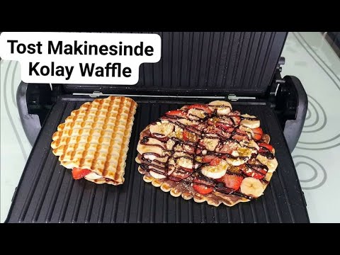 Tost Makinesinde Waffle Tarifi