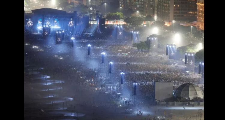 Madonna'nın Brezilyada Düzenlediği Üretsiz Konseri1,5 Milyon Kişi İzledi!