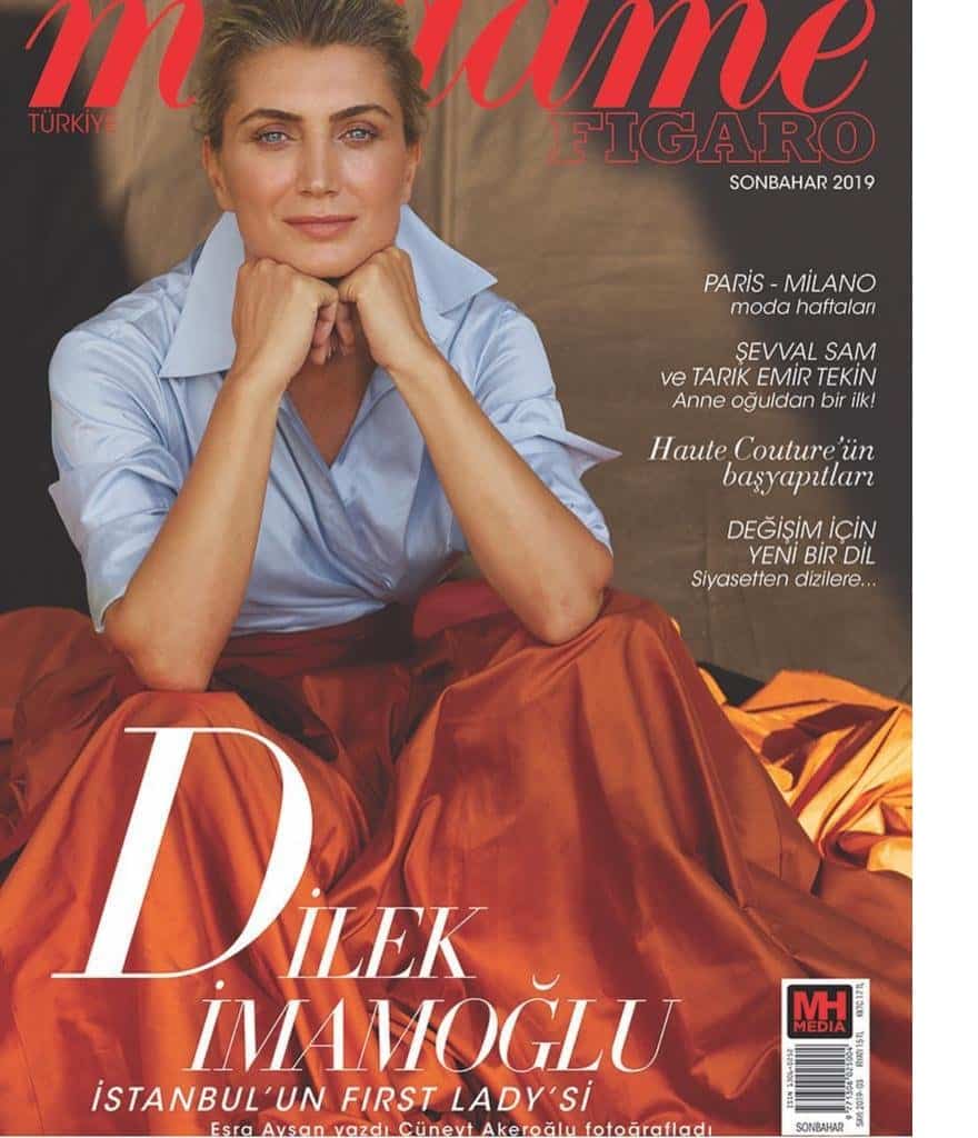 İstanbul'un First Lady'si Dilek İmamoğlu'ndan Madame Figaro'ya Pozlar!