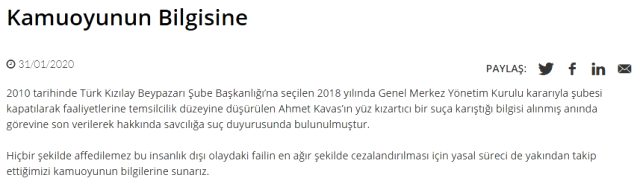 Kızılay'dan Utanç Verici Cinsel İstismar Skandalı!