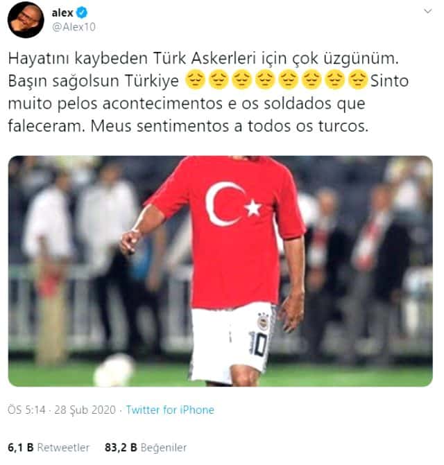 Alex'in Şehitler Adına Yaptığı Paylaşım Dikkat Çekti!