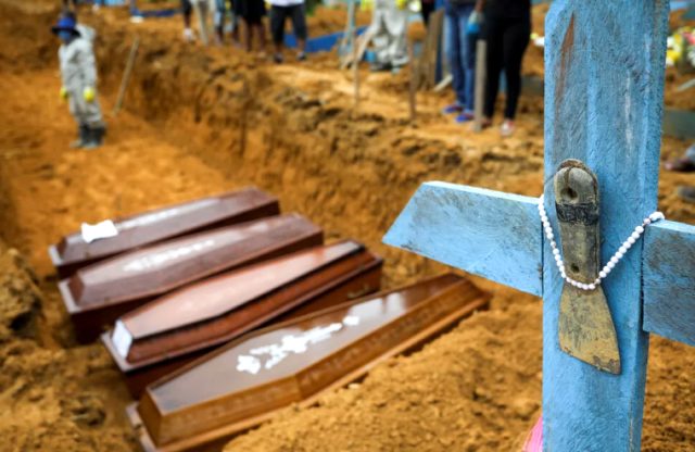 Brezilya'daki Koronavirüs Mezarları Dünyayı Etkisi Altına Aldı!