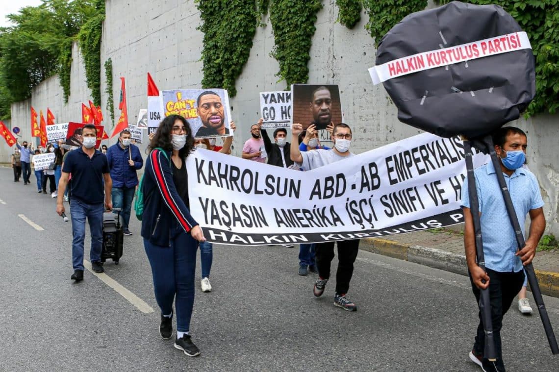 İstanbul’da George Floyd Protestosu Düzenlendi