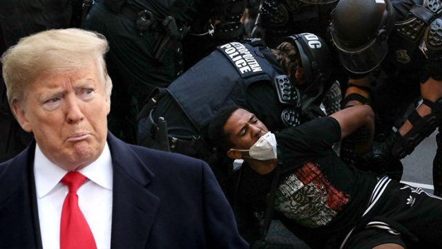 Protestolara Karşı Tutumu Trump'ı Yerinden Edebilir