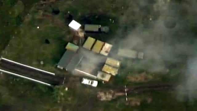 Azerbaycan'ın Ermenistan'a Saldırısı Havadan Görüntülendi