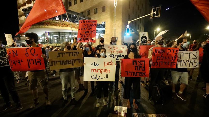 İsrail’de Başbakanın İstifa Etmesine Yönelik Protesto
