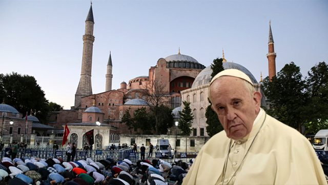 Katoliklerin Ruhani Lideri Papa'dan Ayasofya Değerlendirmesi