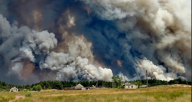 Ukrayna'da Orman Yangını Sonucu 6 Kişi Hayatını Kaybetti!
