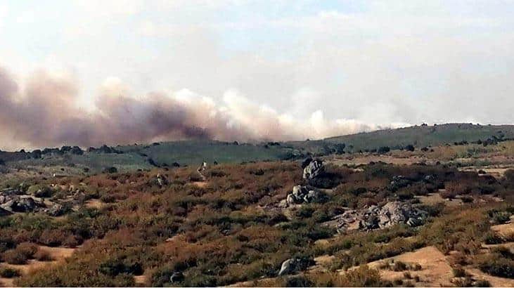 2 Gündür Söndürülemeyen Yangının Türkiye’ye Sıçramasına Sadece 5 Metre Kaldı!
