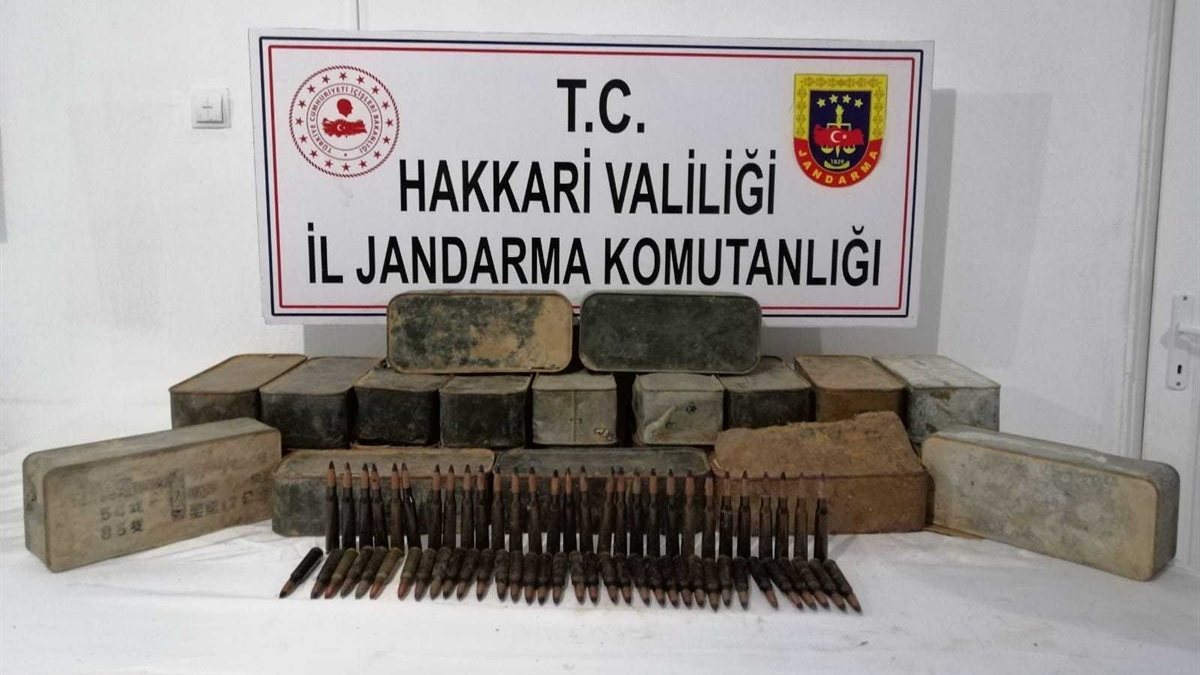 Hakkari’de PKK’ya Yönelik Operasyonda Uçaksavar Mühimmat Ele Geçirildi