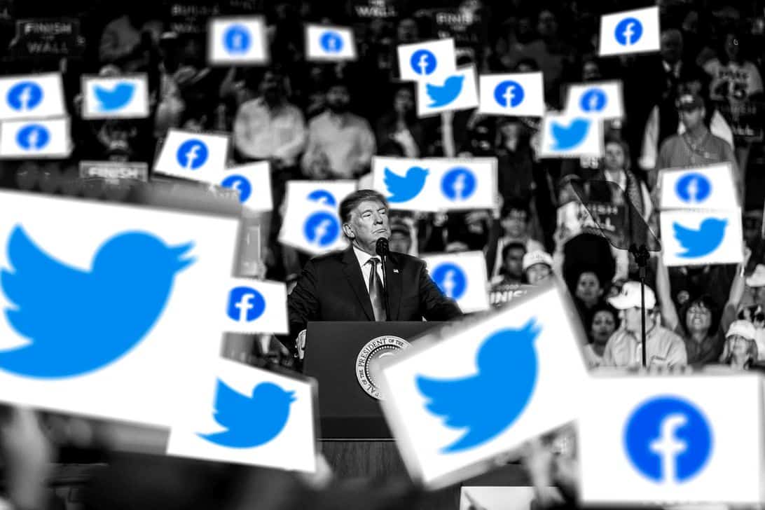Trump Twitter ve Facebook’u Hedef Aldı!