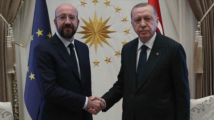 Erdoğan ve Michel Türkiye-AB İlişkileri Hakkında Görüştü