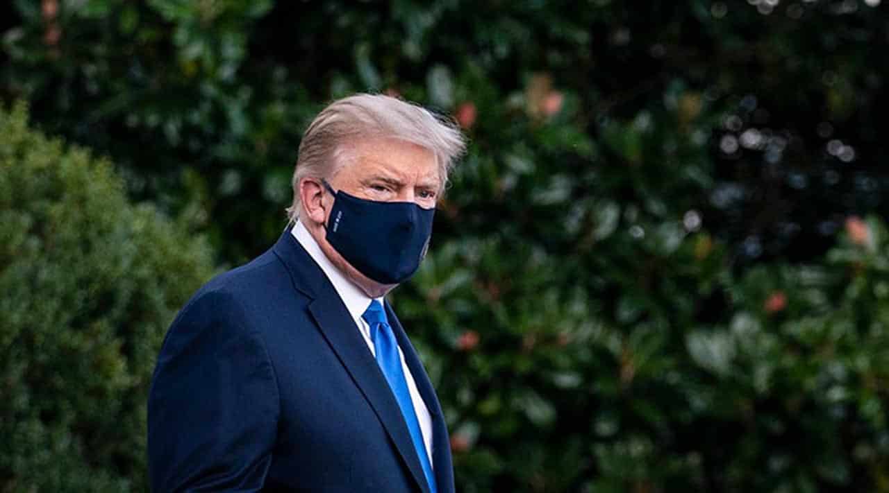 Trump'la Beraber Ekibi De Koronavirüse Yakalandı