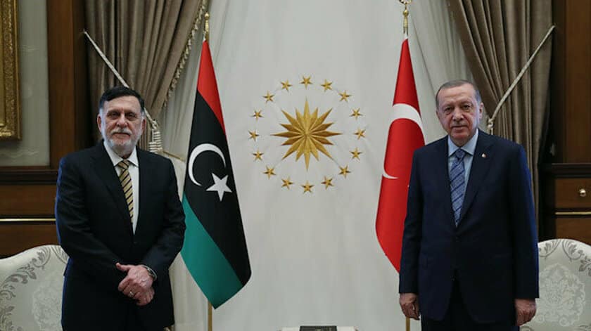 Libya Ulusal Hükümet Başkanı Serrac ve Cumhurbaşkanı Erdoğan Görüşecek