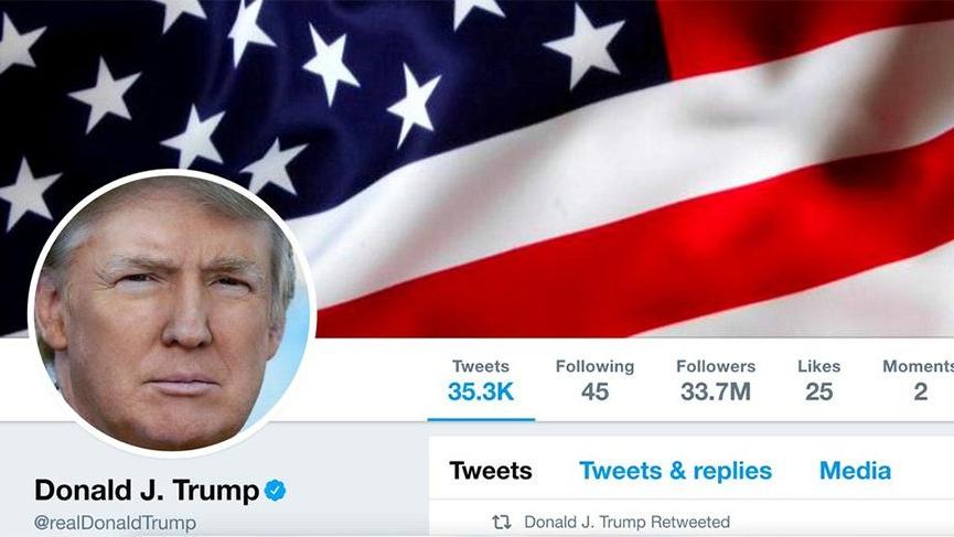 Donald Trump'ın Twitter hesabı hacklendi!