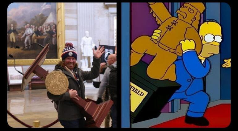 Simpsonlar'ın ABD Kongre Binası İşgali Kehaneti de Gerçekleşti!