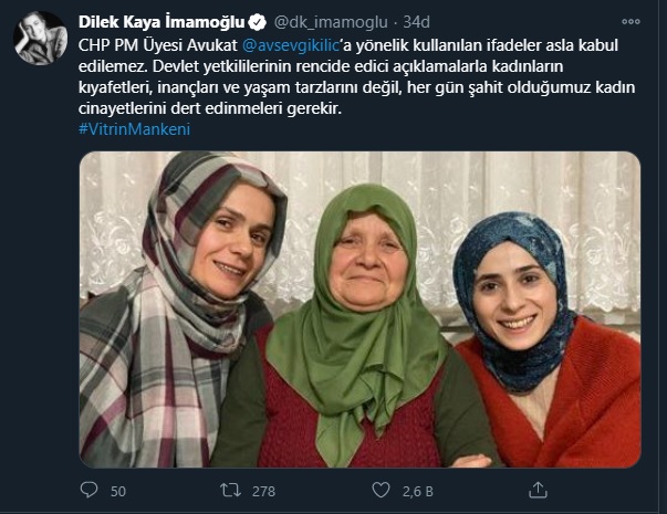 Dilek İmamoğlu’ndan Cumhurbaşkanı Erdoğan’a Kadın Cinayetleri Tepkisi!