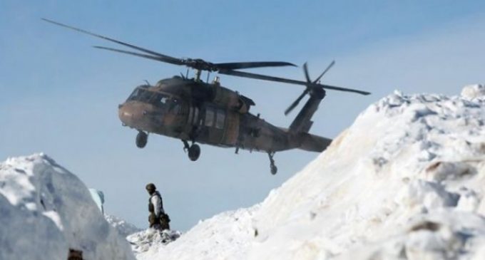 Bitlis’te Askeri Helikopter Düştü!