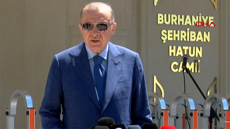 Camii Açılışına Katılan Cumhurbaşkanı Erdoğan NATO Zirvesi’ni Konuştu