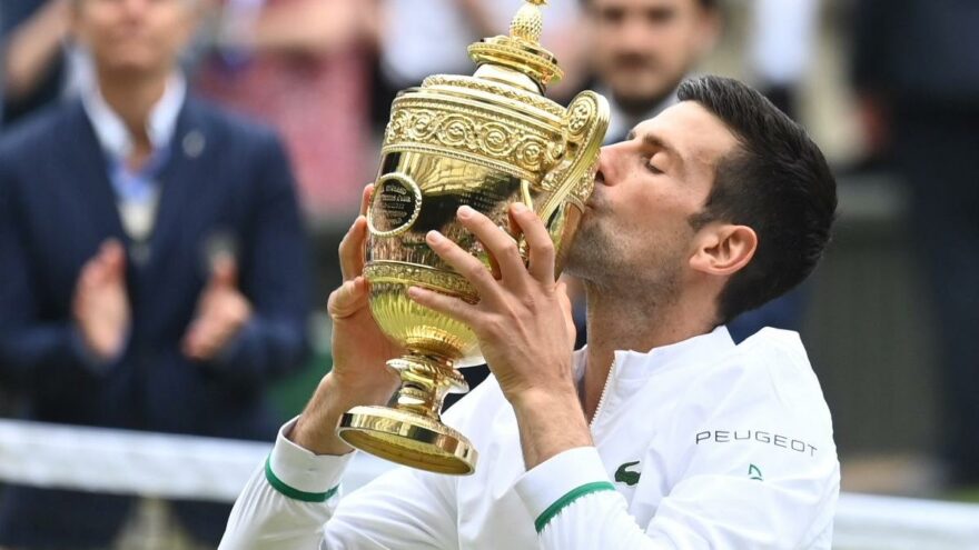 Djokovic Altıncı Kez Wimbledon Şampiyonu Oldu
