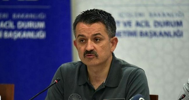 Bakan Pakdemirli Orman Yangınlarındaki Son Durumu Açıkladı